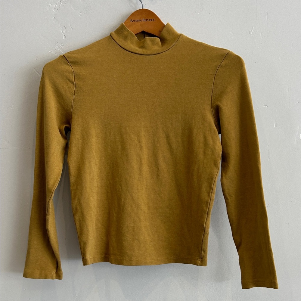 Anthropologie Stateside Mock Neck Long Sleeve